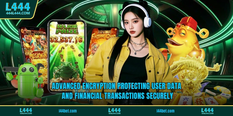 Advanced encryption protecting user data and financial transactions securely