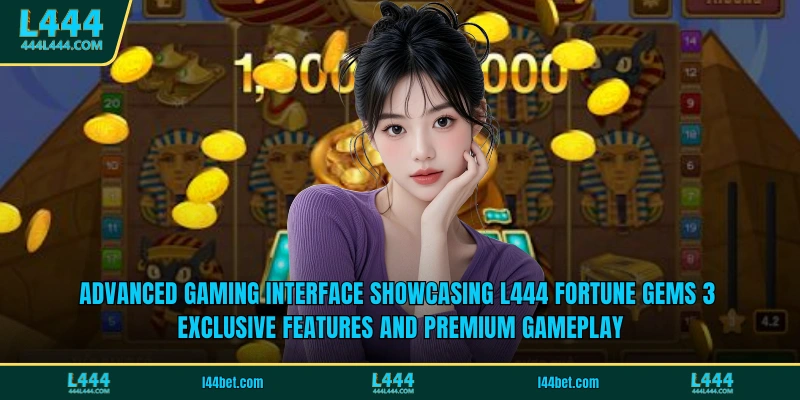 Advanced gaming interface showcasing L444 Fortune Gems 3 exclusive features and premium gameplay