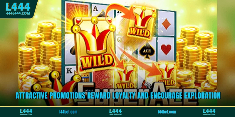 Attractive promotions reward loyalty and encourage exploration