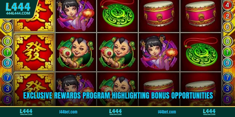 Exclusive rewards program highlighting bonus opportunities