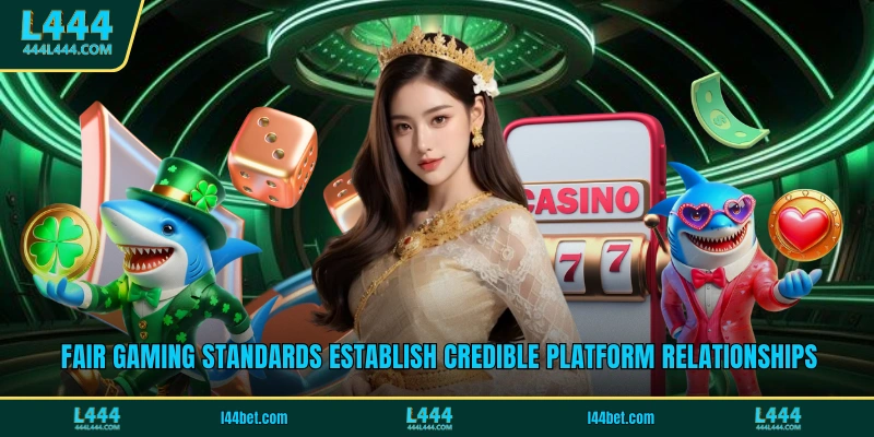 Fair gaming standards establish credible platform relationships
