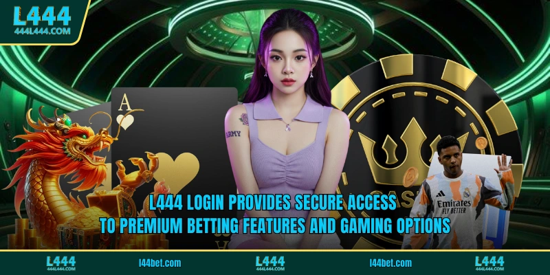L444 login provides secure access to premium betting features and gaming options
