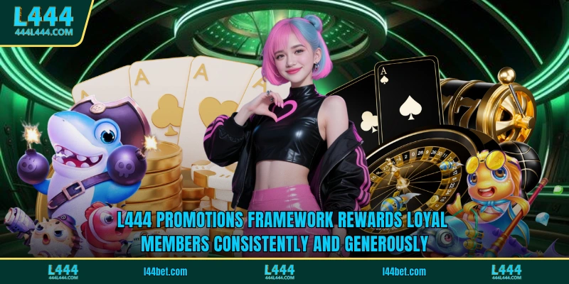 L444 promotions framework rewards loyal members consistently and generously