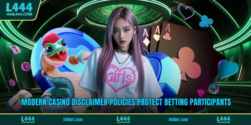 Modern casino disclaimer policies protect betting participants