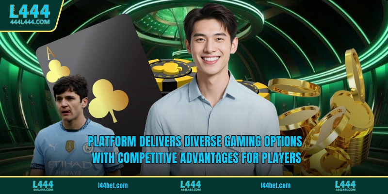Platform delivers diverse gaming options with competitive advantages for players