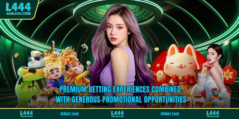 Premium betting experiences combined with generous promotional opportunities