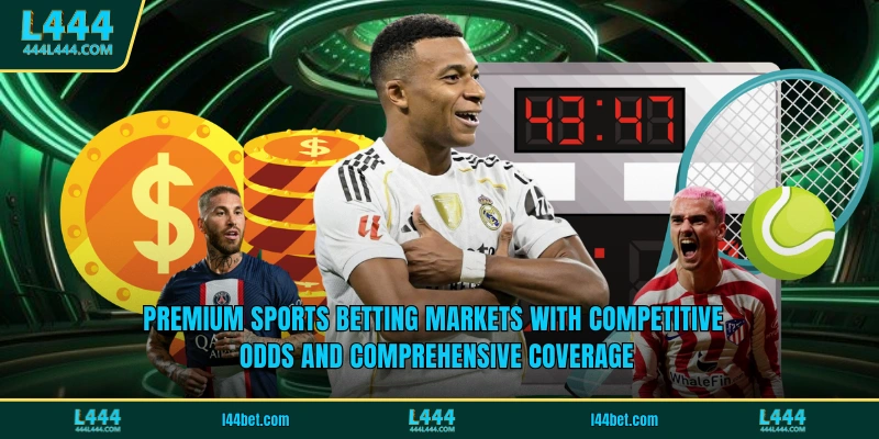 Premium sports betting markets with competitive odds and comprehensive coverage