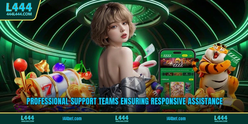 Professional support teams ensuring responsive assistance
