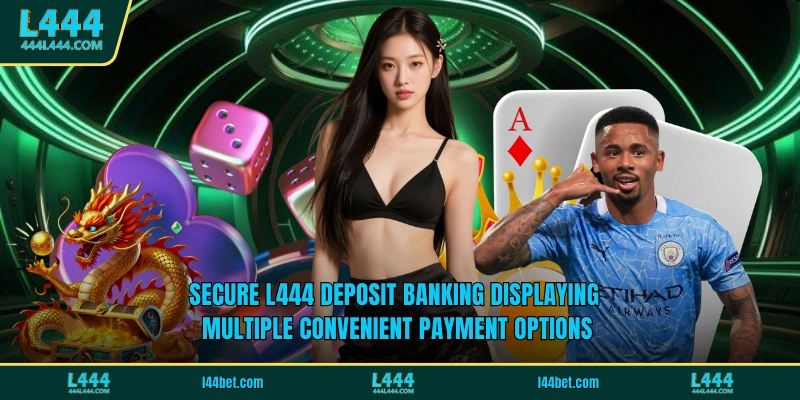 Secure L444 deposit banking displaying multiple convenient payment options