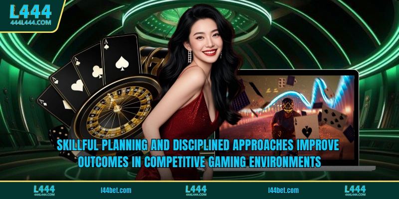 Skillful planning and disciplined approaches improve outcomes in competitive gaming environments