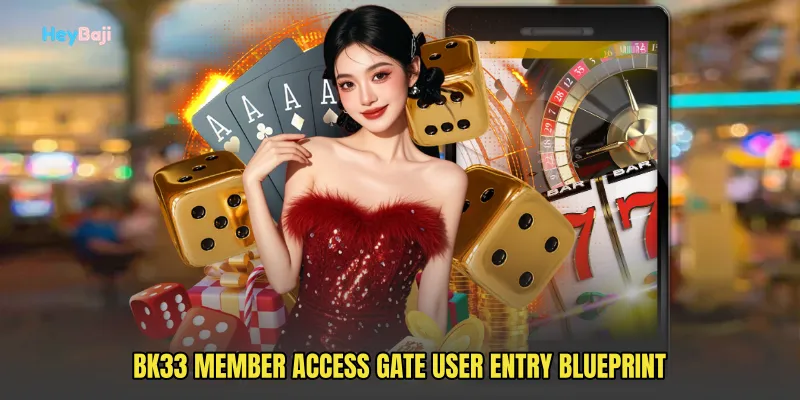 BK33 Member Access Gate user entry blueprint