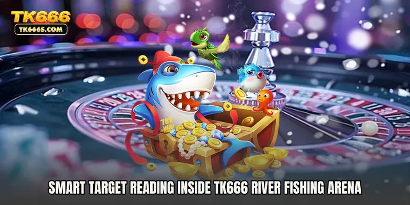 Smart target reading inside TK666 River Fishing Arena